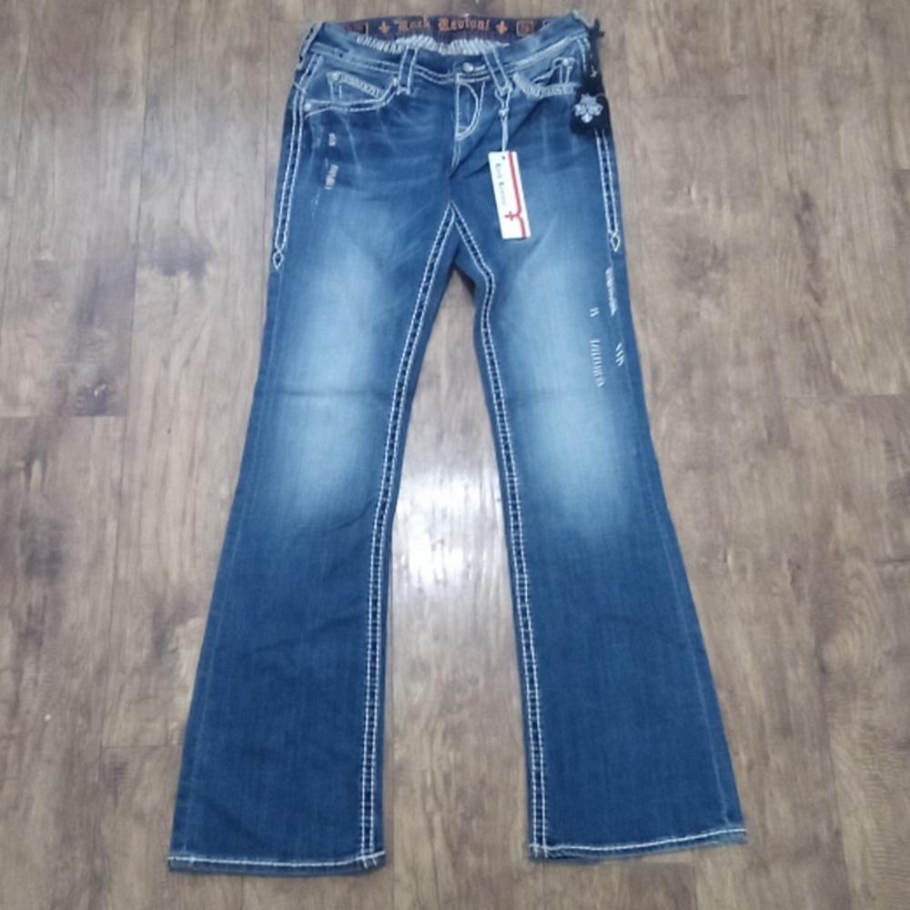 Rock Revival Women's 26 Easy Boot May Embellished Embroidered NWT